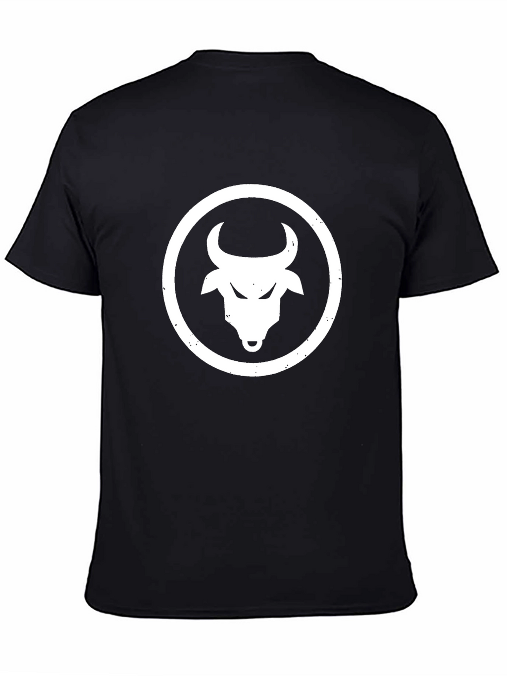 Black Bull Head Graphic Tee - Premium Cotton Blend
