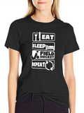 Eat Sleep Field Hockey Repeat T-Shirt