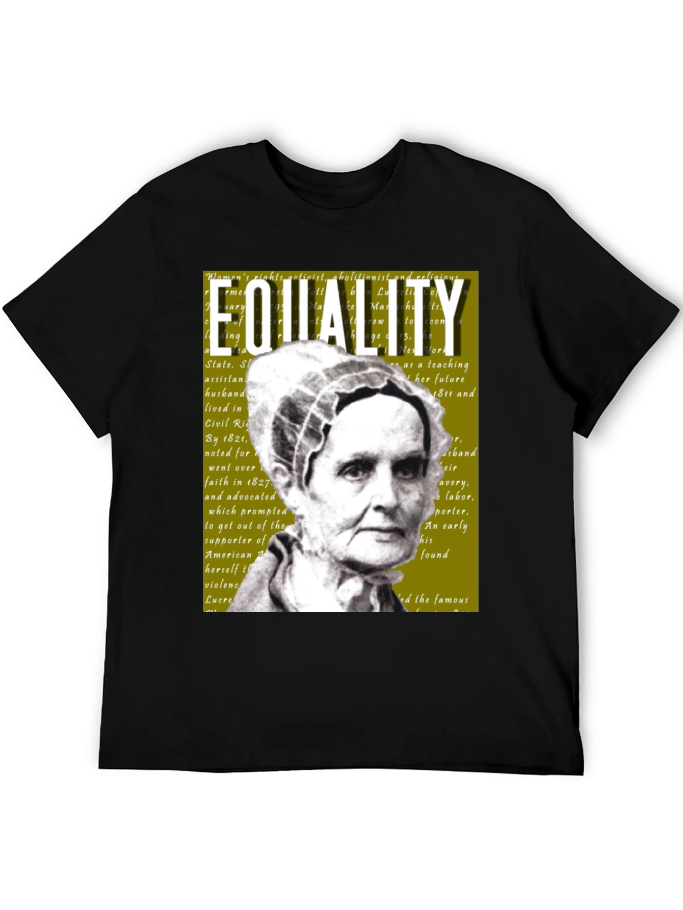 Equality T-Shirt Lucretia Mott Womens Rights Activist
