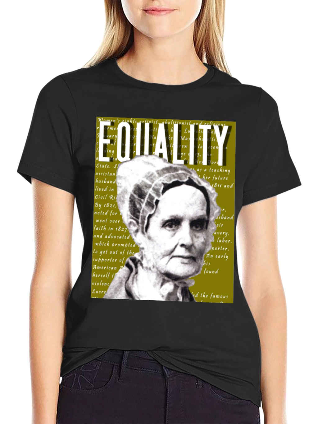 Equality T-Shirt Lucretia Mott Womens Rights Activist