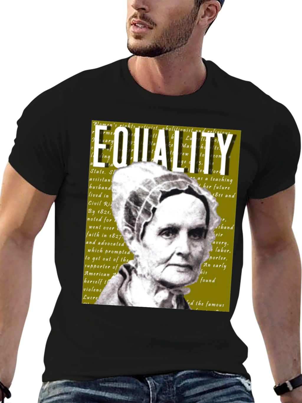 Equality T-Shirt Lucretia Mott Womens Rights Activist