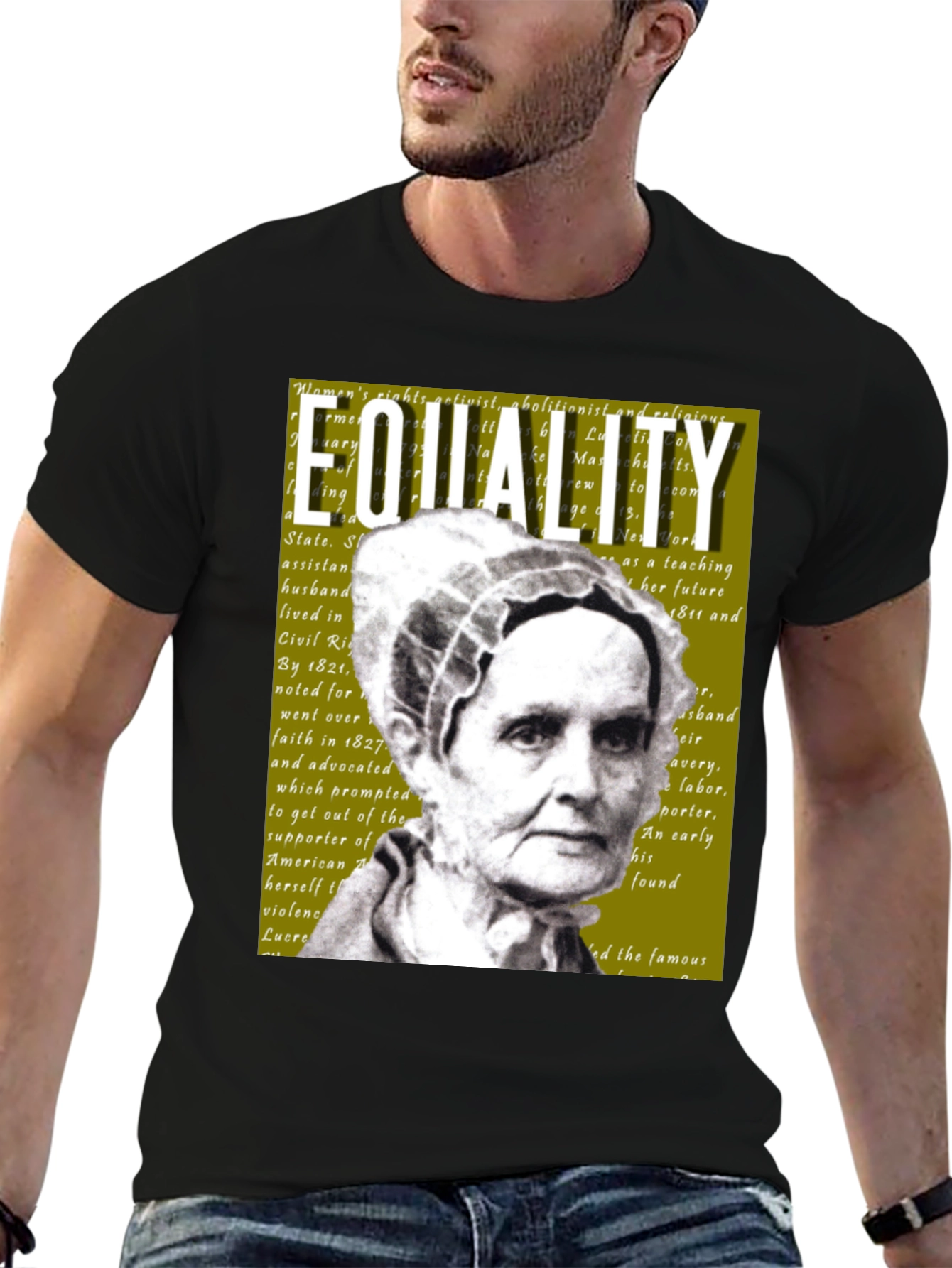 Equality T-Shirt Lucretia Mott Womens Rights Activist