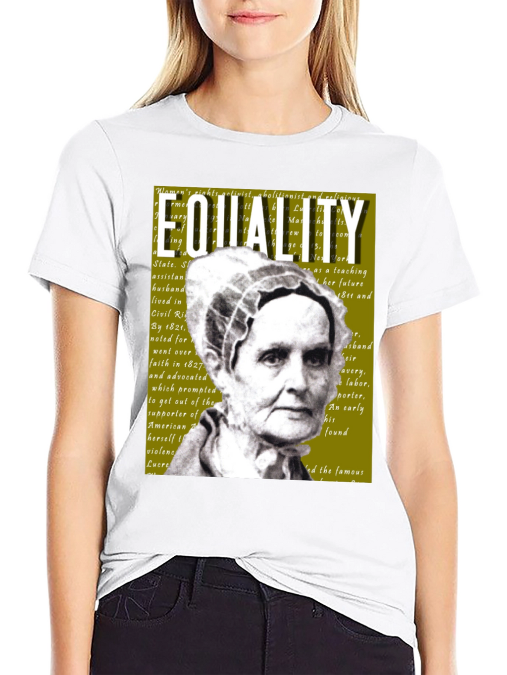 Equality T-Shirt Lucretia Mott Womens Rights Activist