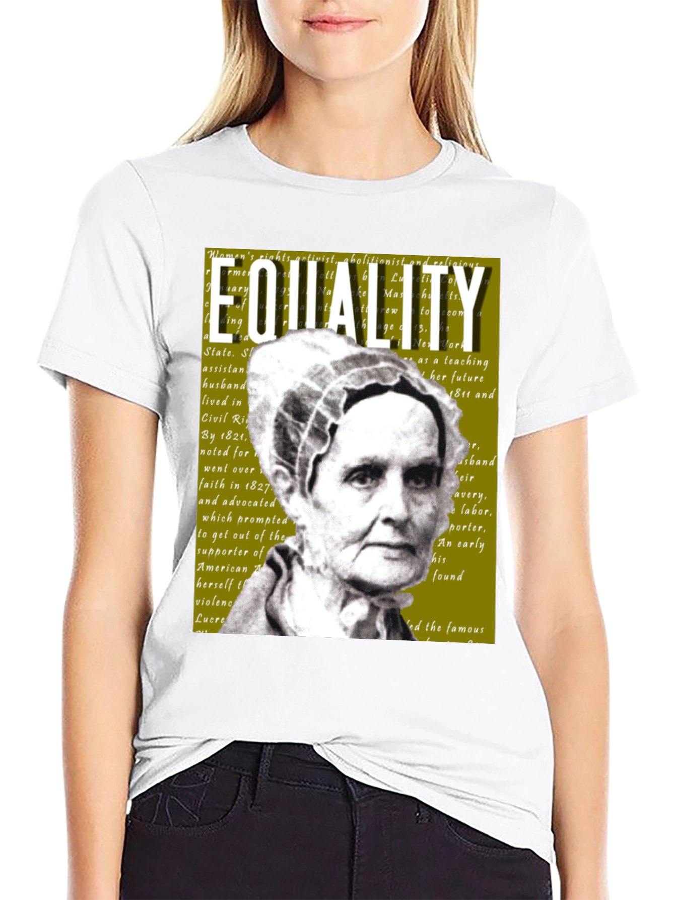 Equality T-Shirt Lucretia Mott Womens Rights Activist