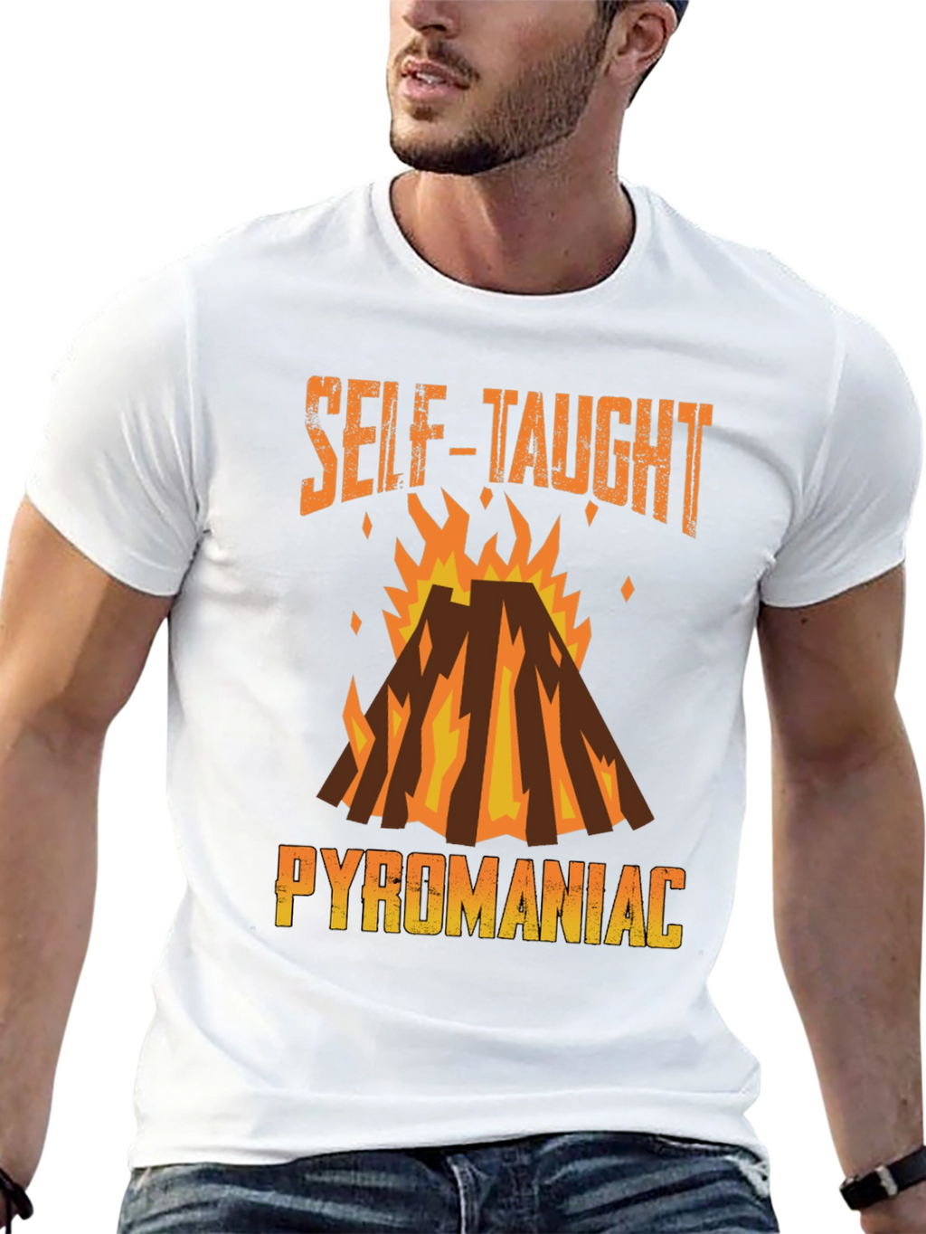 Self-Taught Pyromaniac Graphic Tee