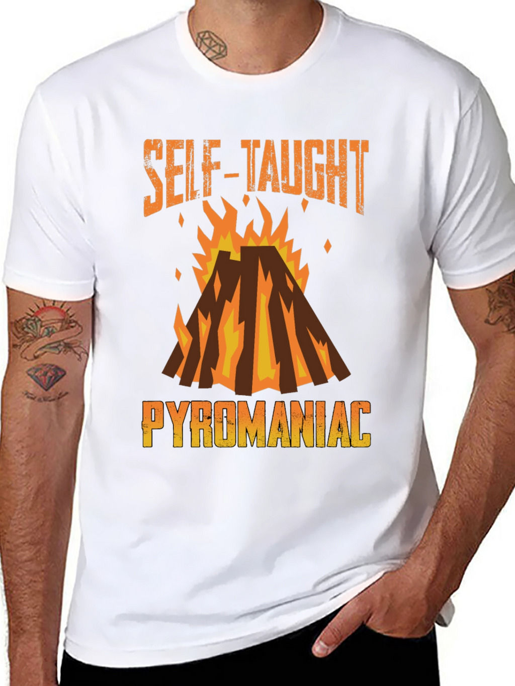 Self-Taught Pyromaniac Graphic Tee
