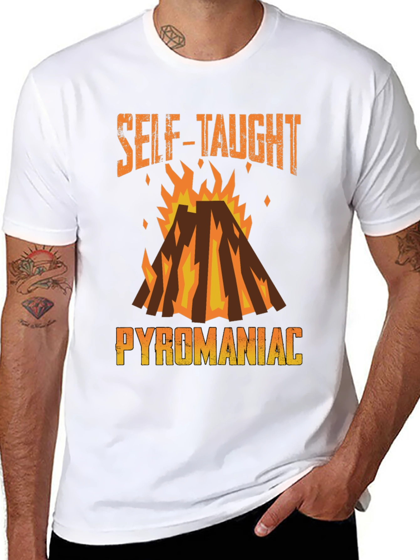Self-Taught Pyromaniac Graphic Tee