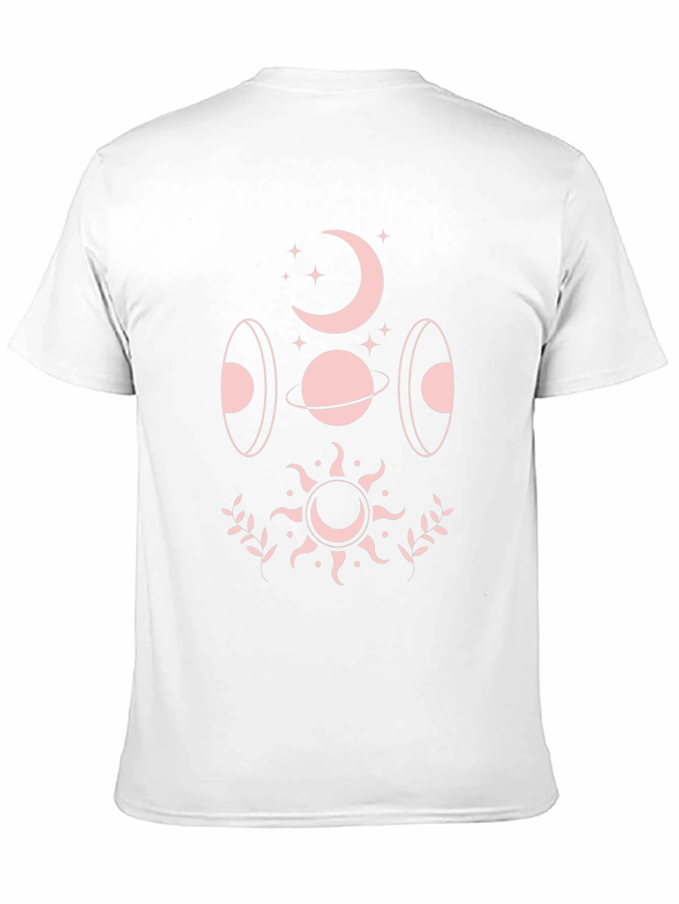 Celestial Graphic T-Shirt - Black Cotton Blend