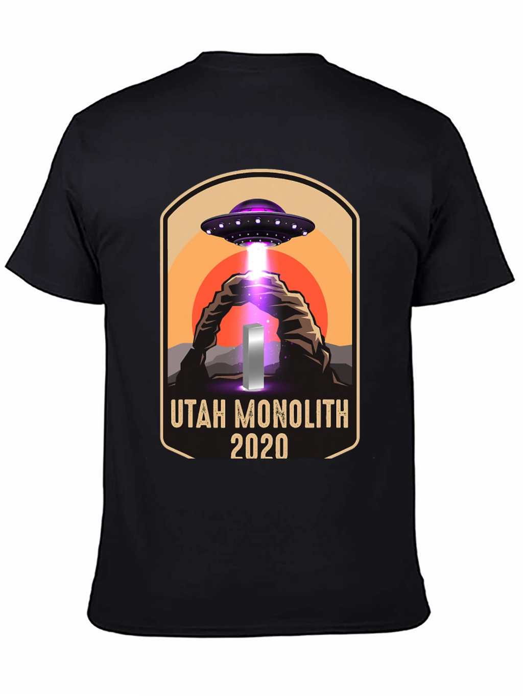 Utah Monolith 2020 UFO Graphic T-Shirt