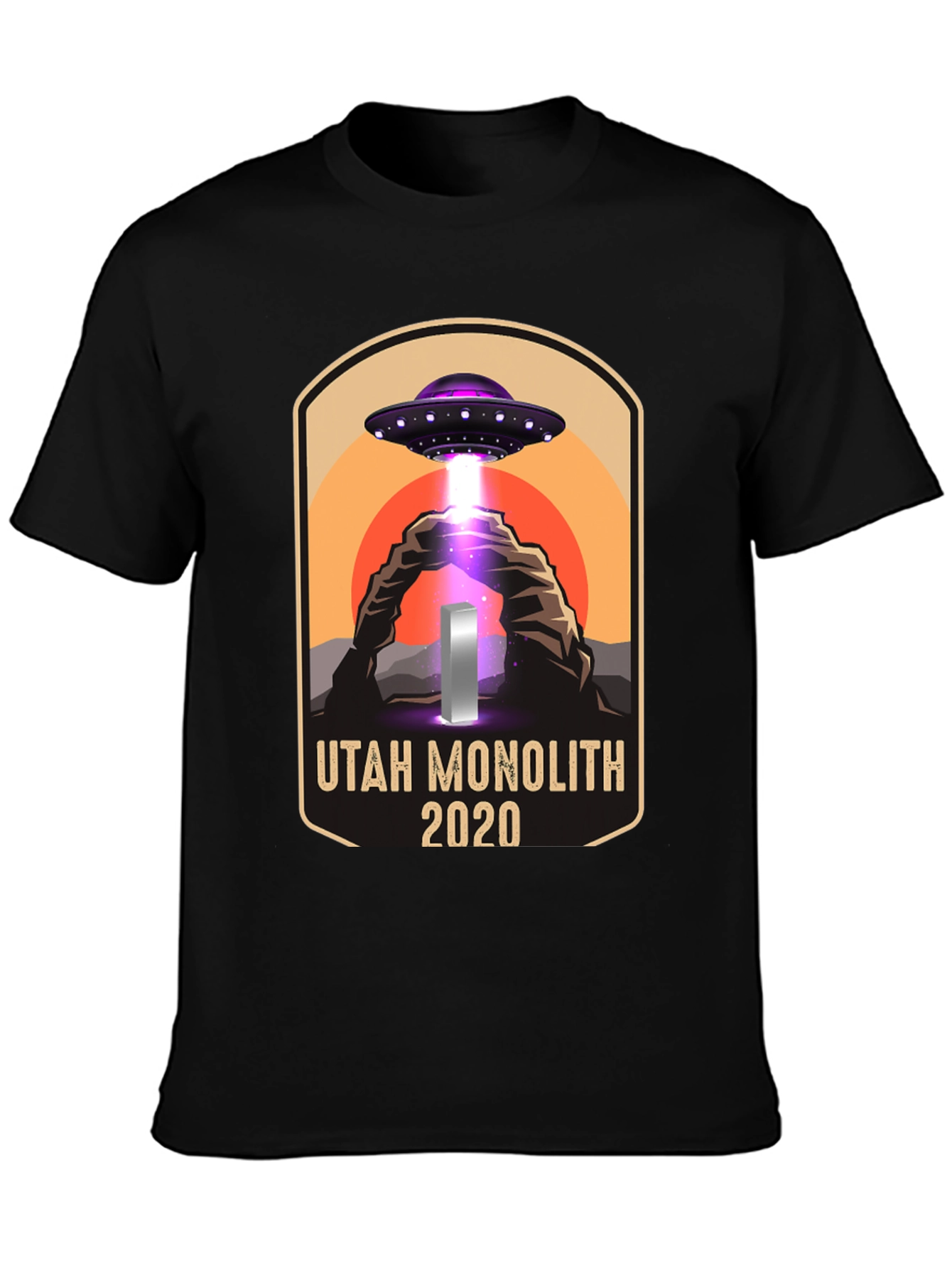 Utah Monolith 2020 UFO Graphic T-Shirt