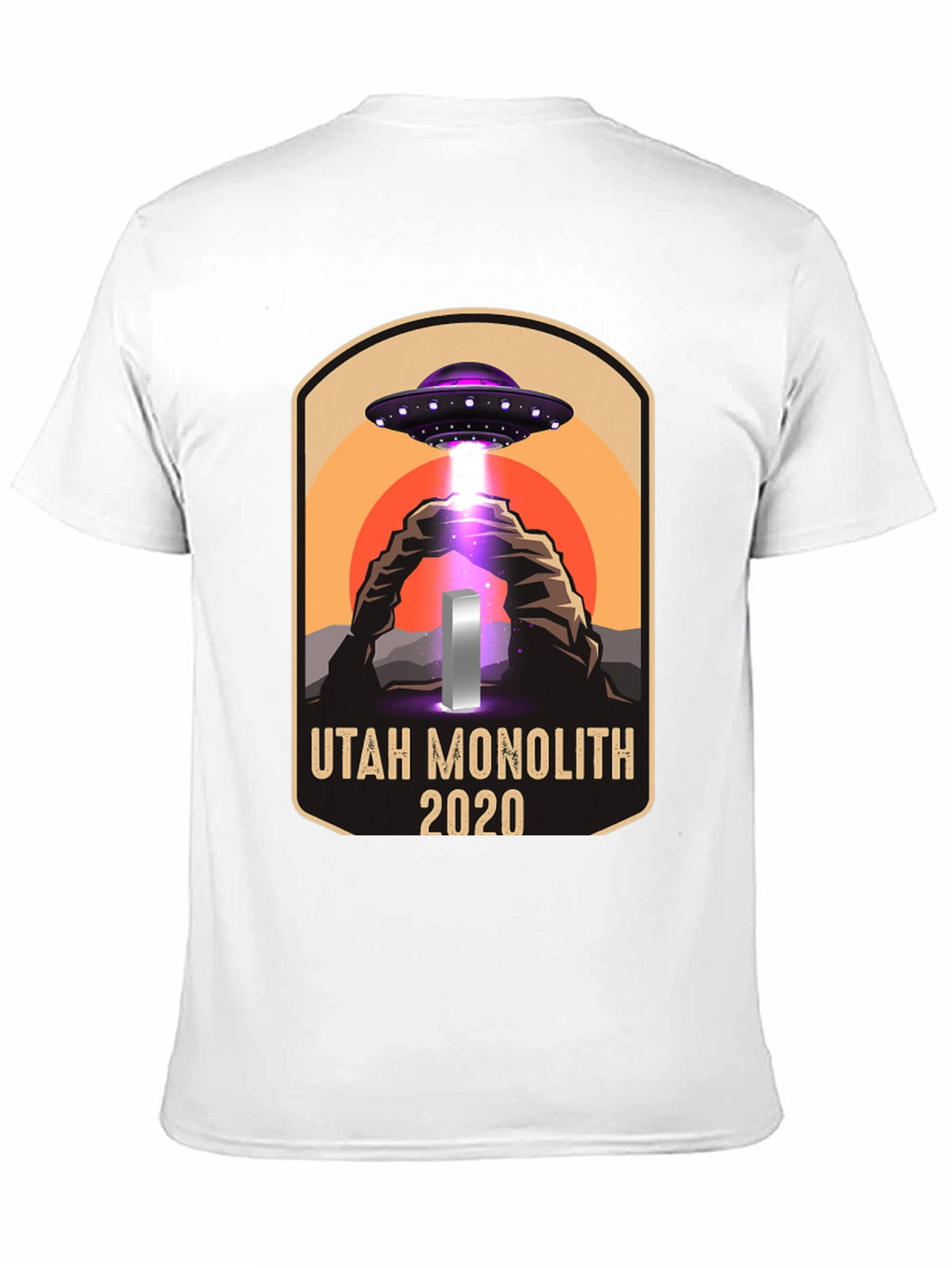 Utah Monolith 2020 UFO Graphic T-Shirt