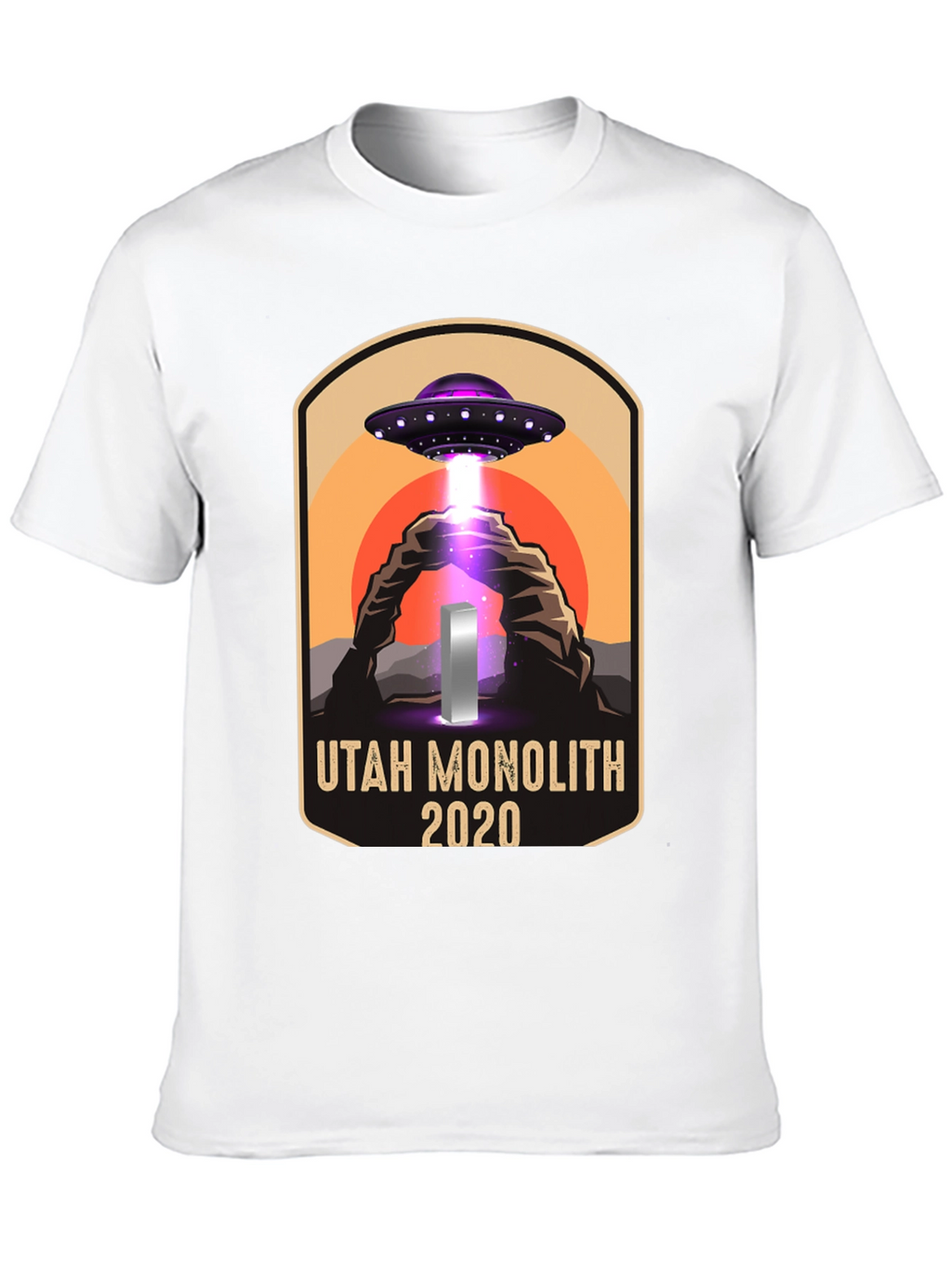 Utah Monolith 2020 UFO Graphic T-Shirt