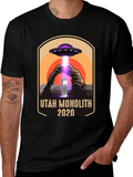 Utah Monolith 2020 UFO Graphic T-Shirt