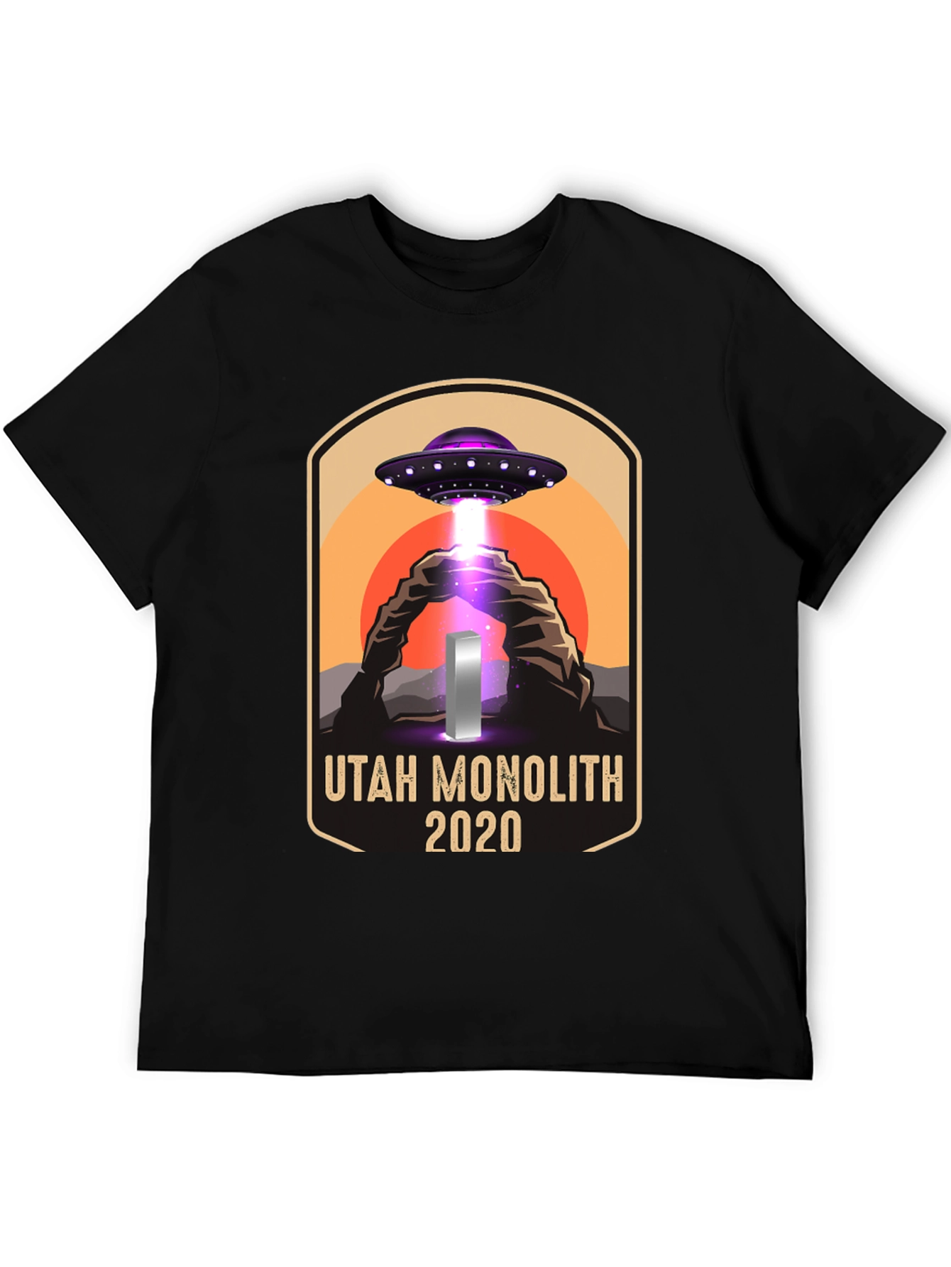 Utah Monolith 2020 UFO Graphic T-Shirt