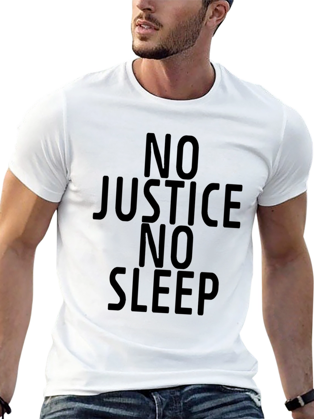 No Justice No Sleep Graphic T-Shirt