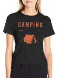 Camping Crew Black T-Shirt