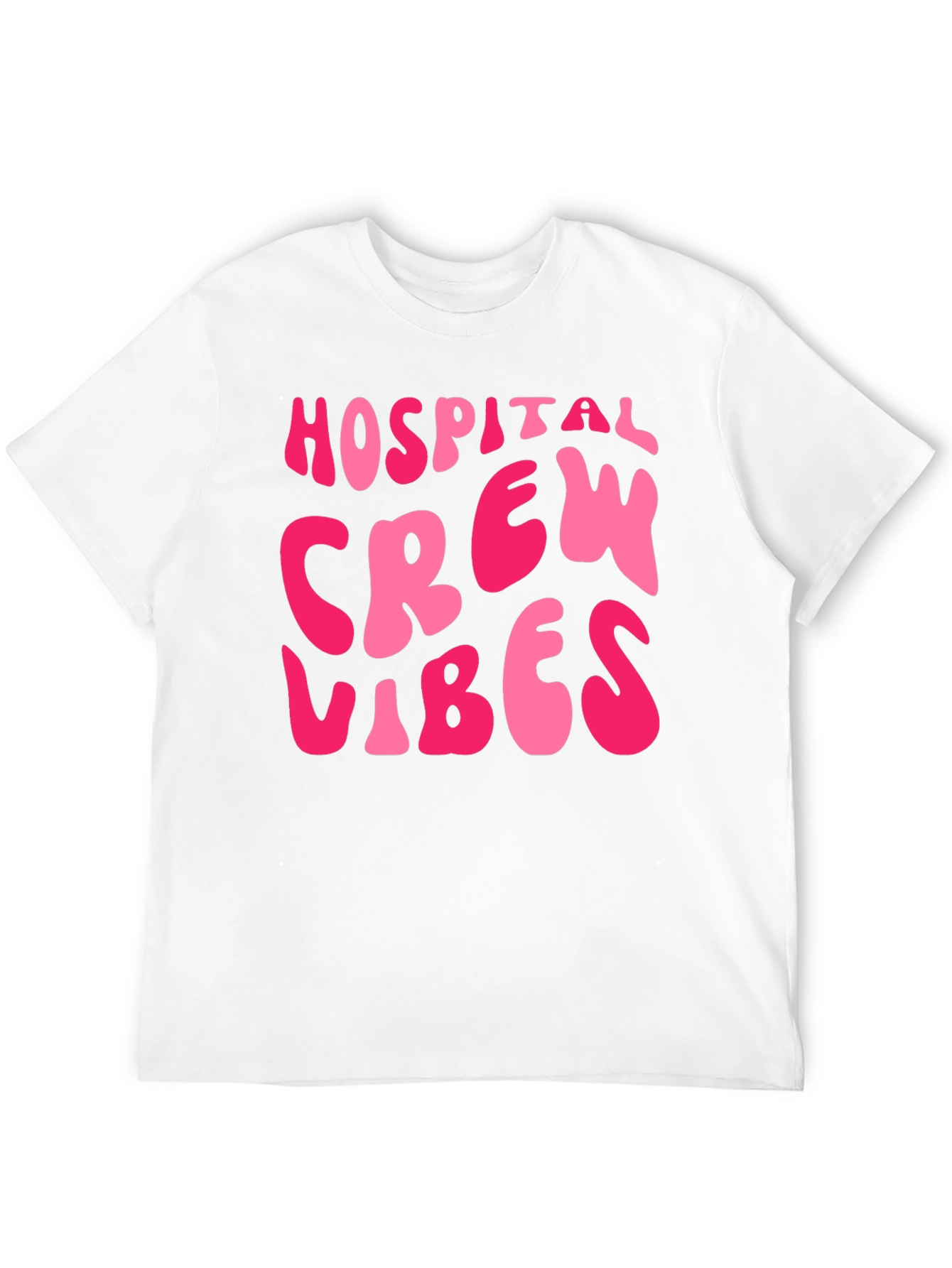 Hospital Crew Vibes Black T-Shirt