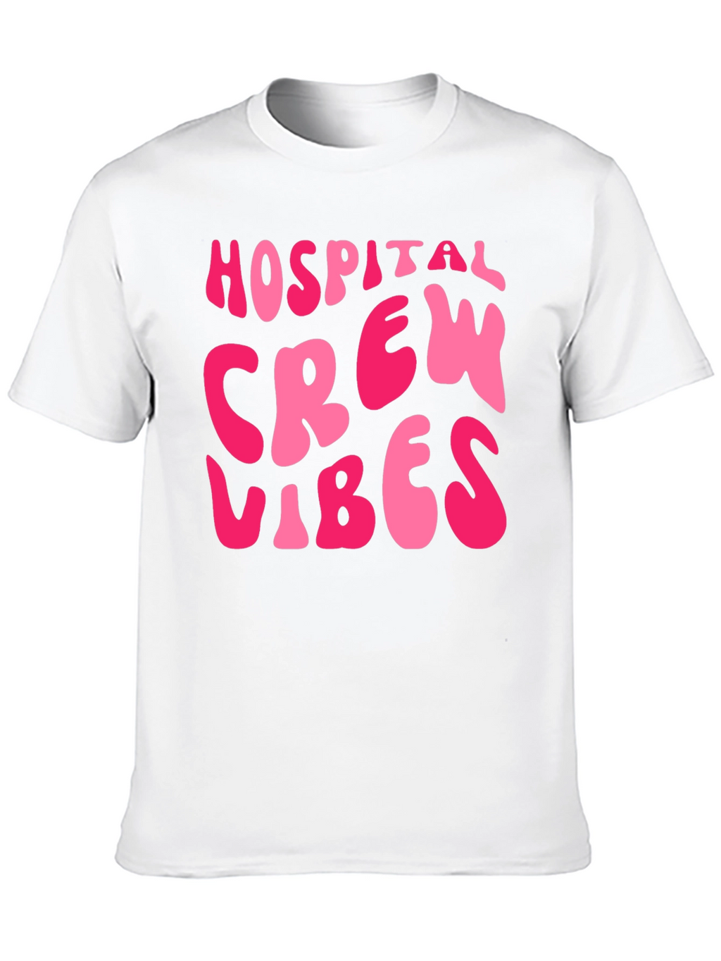 Hospital Crew Vibes Black T-Shirt