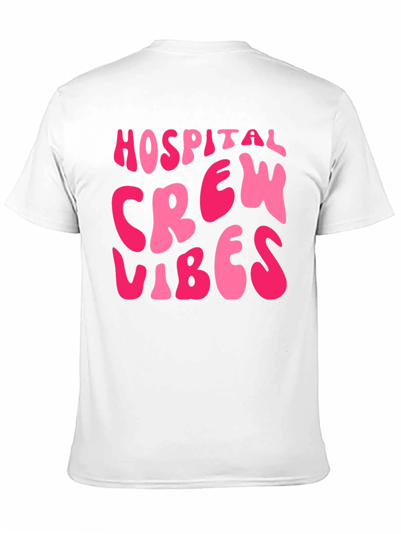 Hospital Crew Vibes Black T-Shirt
