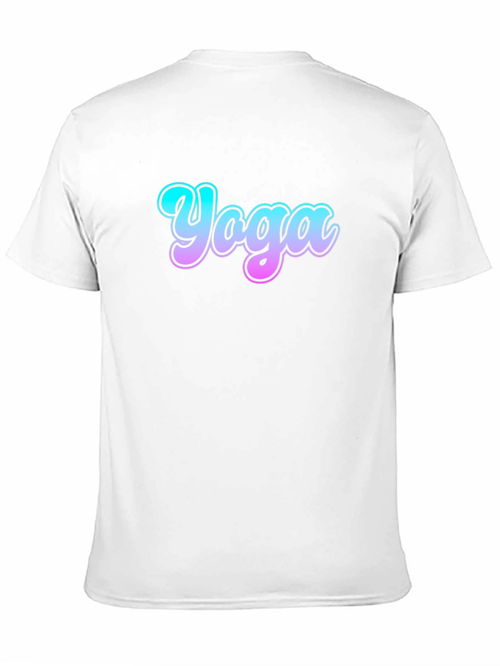 Yoga Gradient Graphic Tee - Casual Comfort