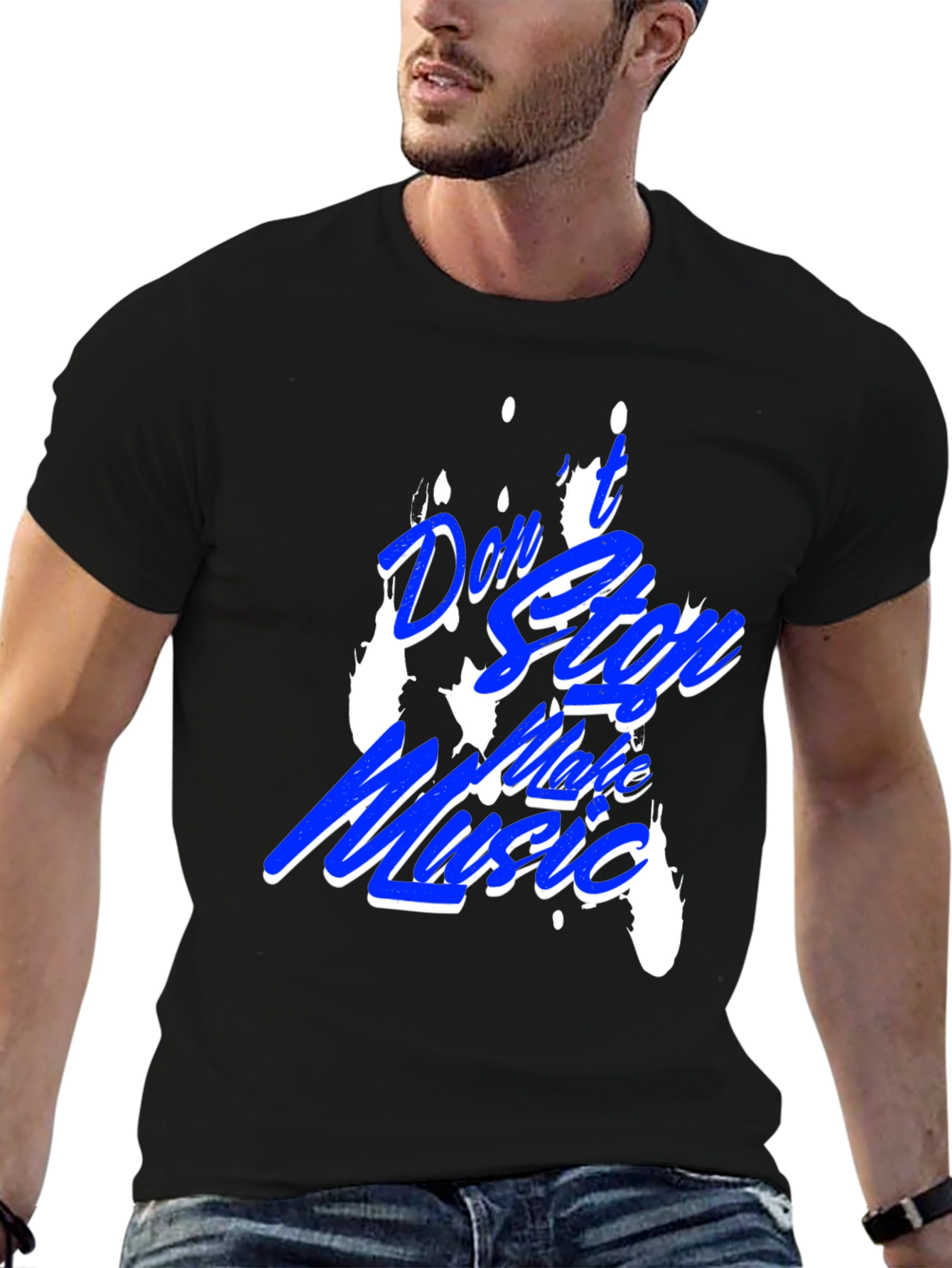 Dont Stop Make Music Graphic T-Shirt