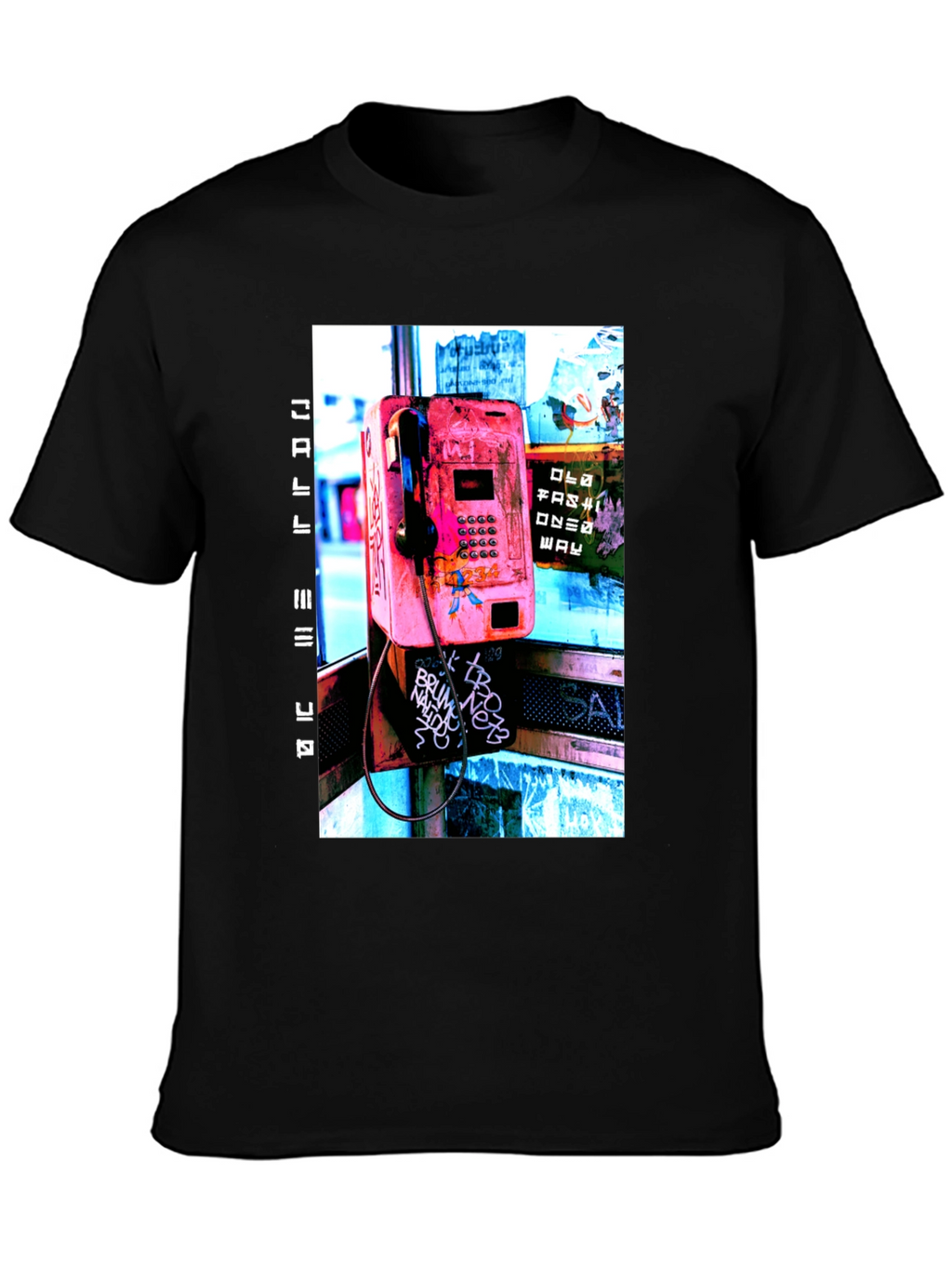 Retro Phone Booth Graphic Tee