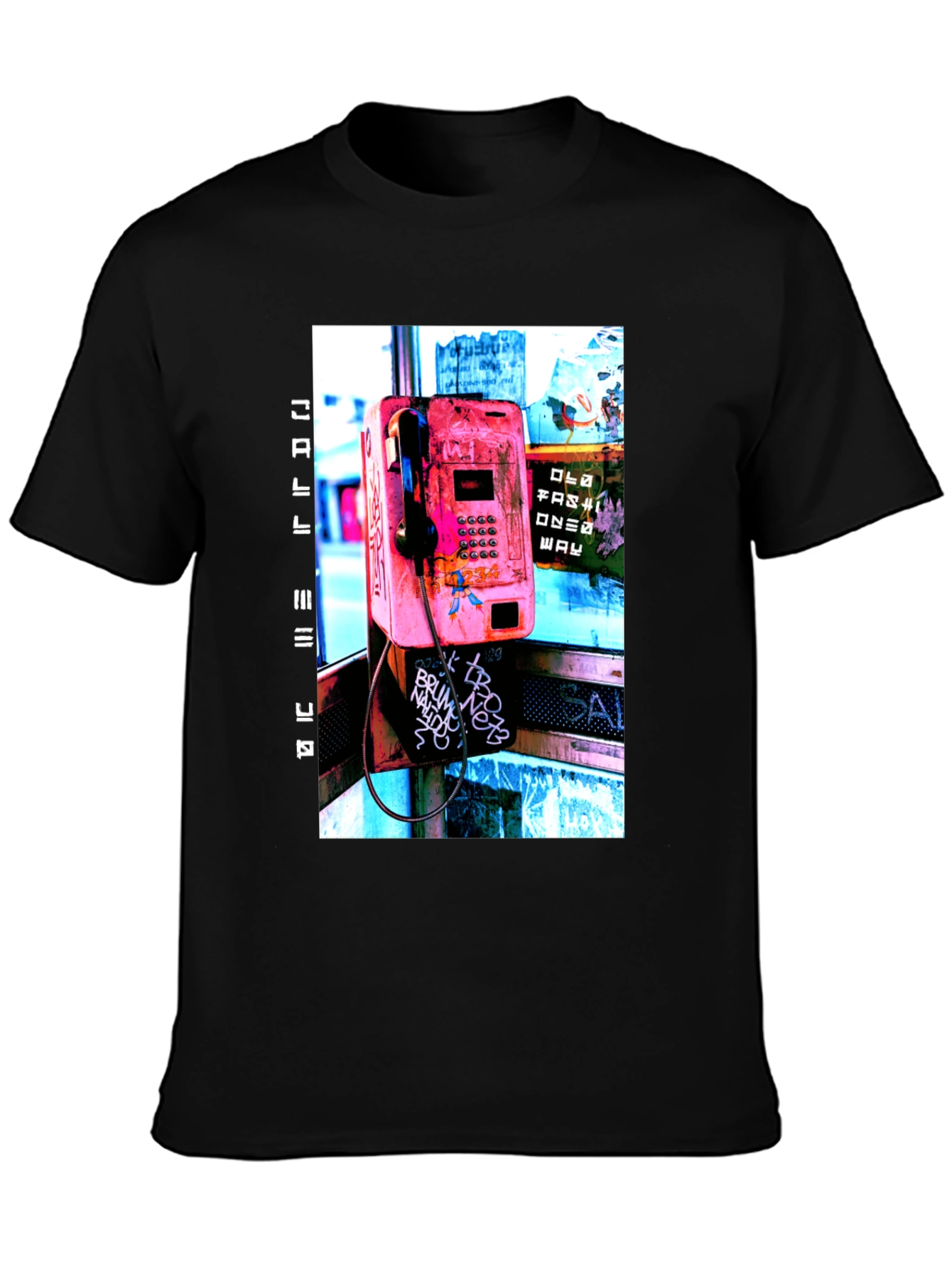 Retro Phone Booth Graphic Tee