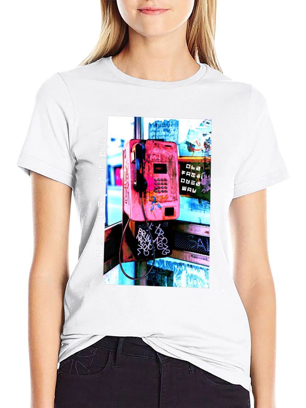 Retro Phone Booth Graphic Tee