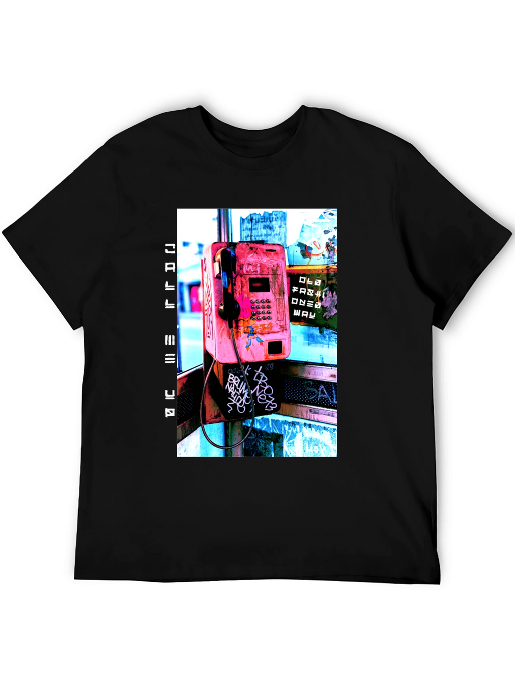 Retro Phone Booth Graphic Tee
