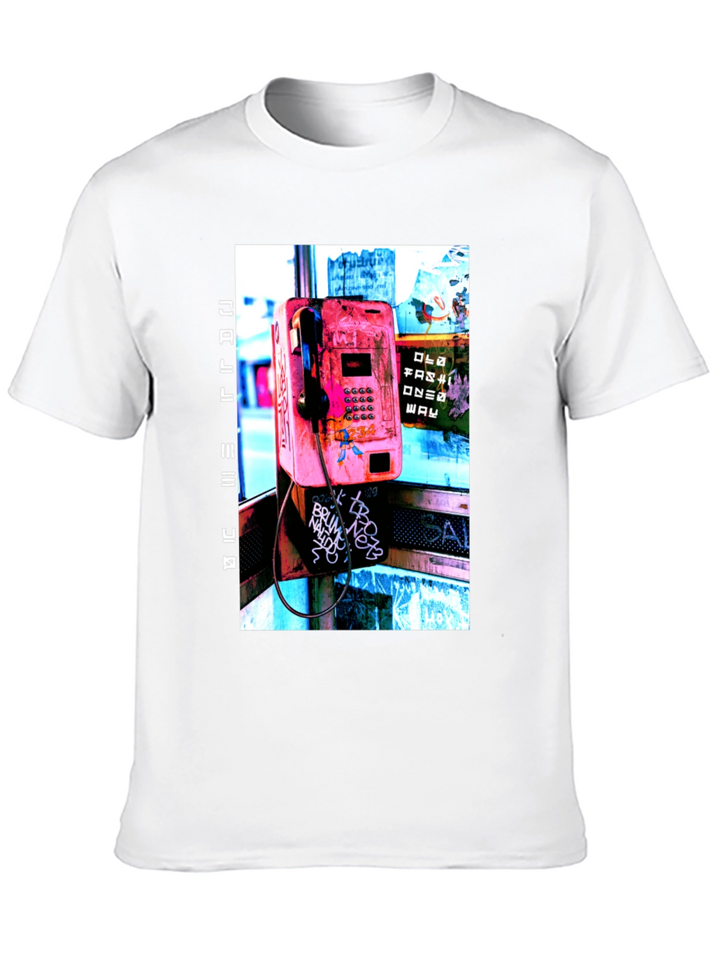 Retro Phone Booth Graphic Tee