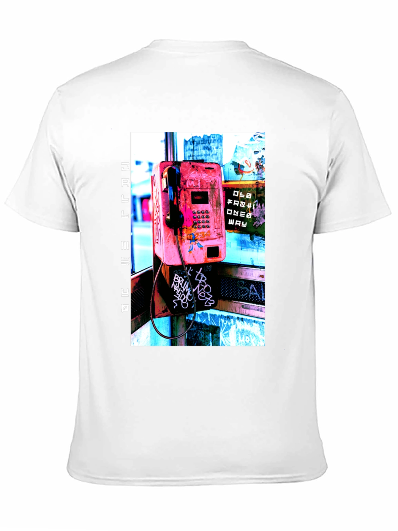 Retro Phone Booth Graphic Tee