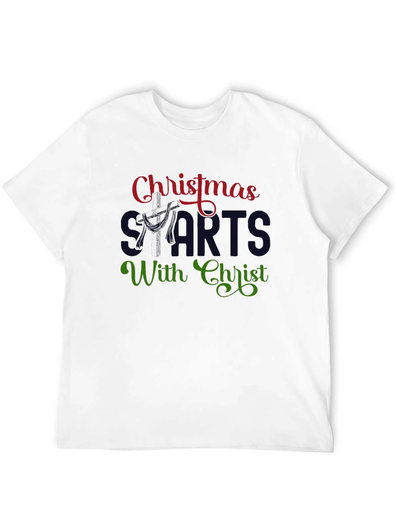 Christmas Starts With Christ Graphic T-Shirt