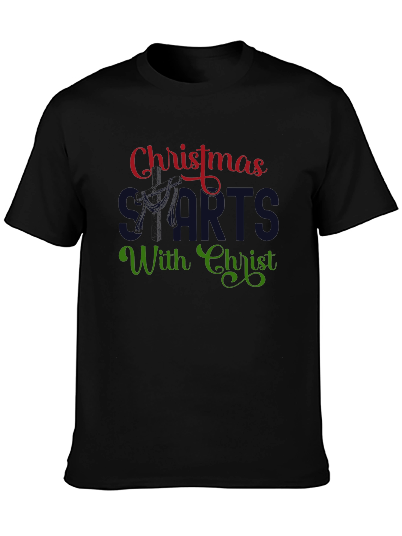 Christmas Starts With Christ Graphic T-Shirt