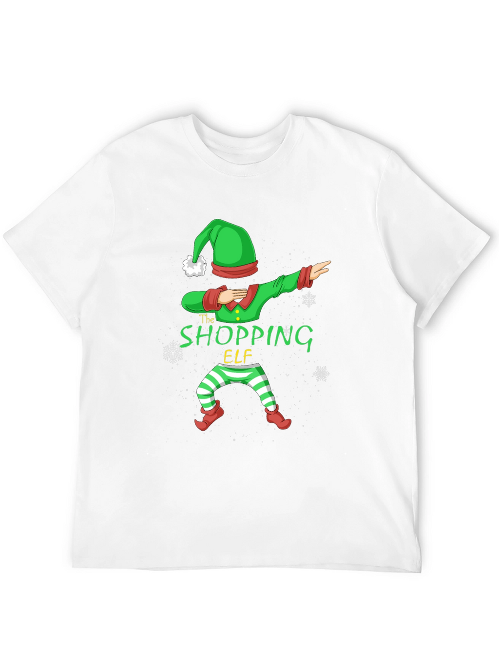 Shopping Elf Dabbing Christmas T-Shirt
