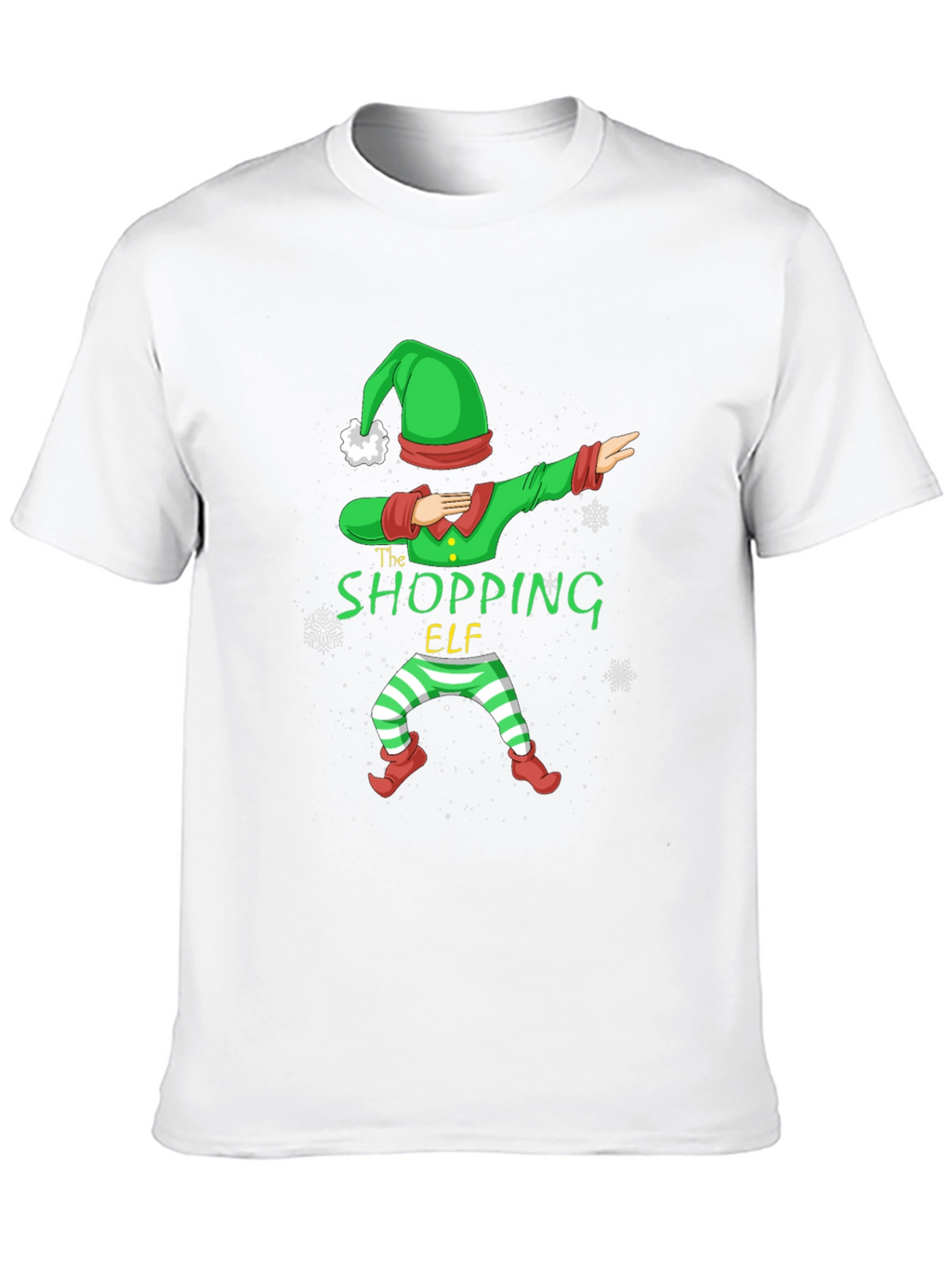 Shopping Elf Dabbing Christmas T-Shirt