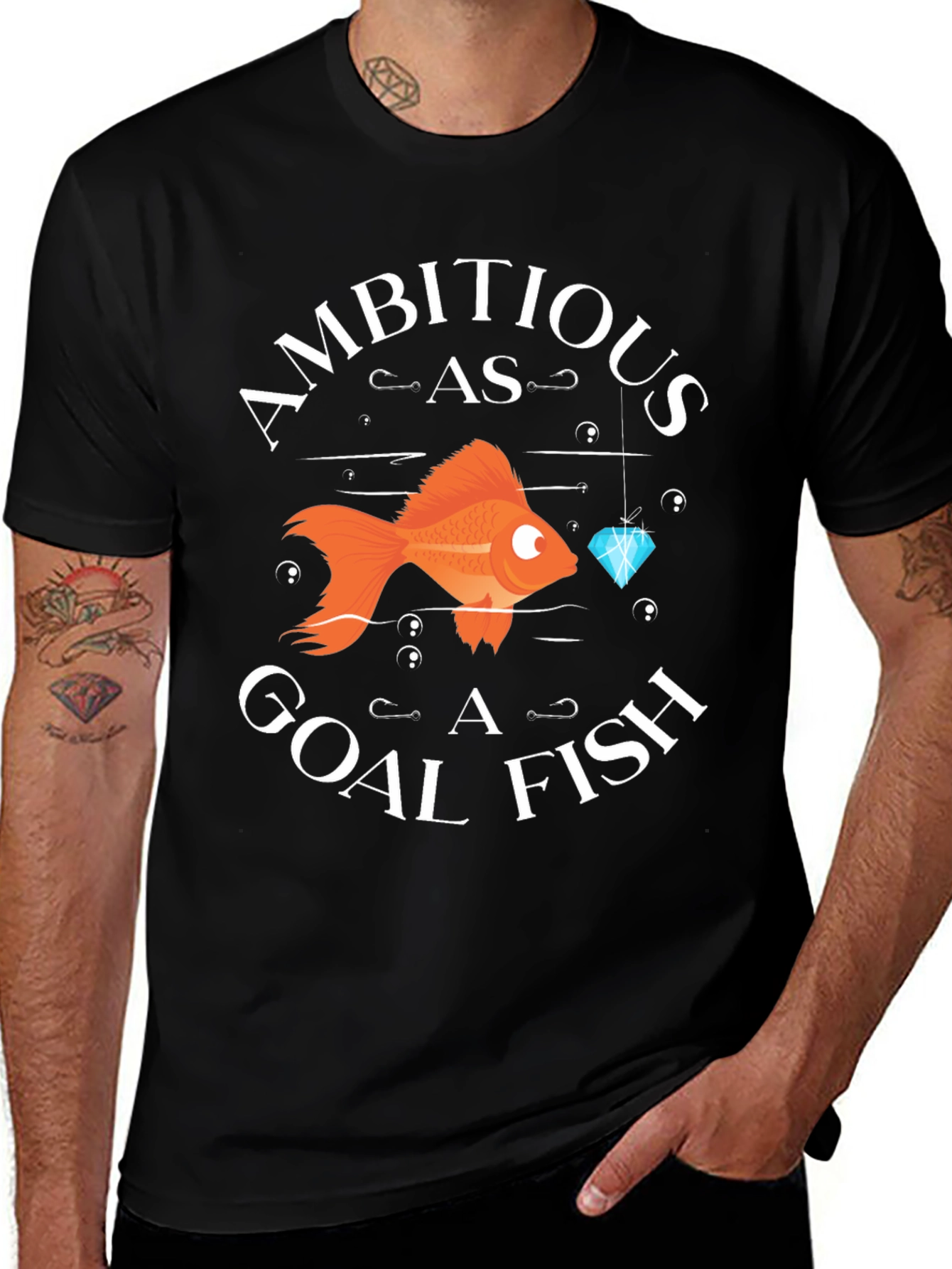 Ambitious Goldfish Graphic Tee