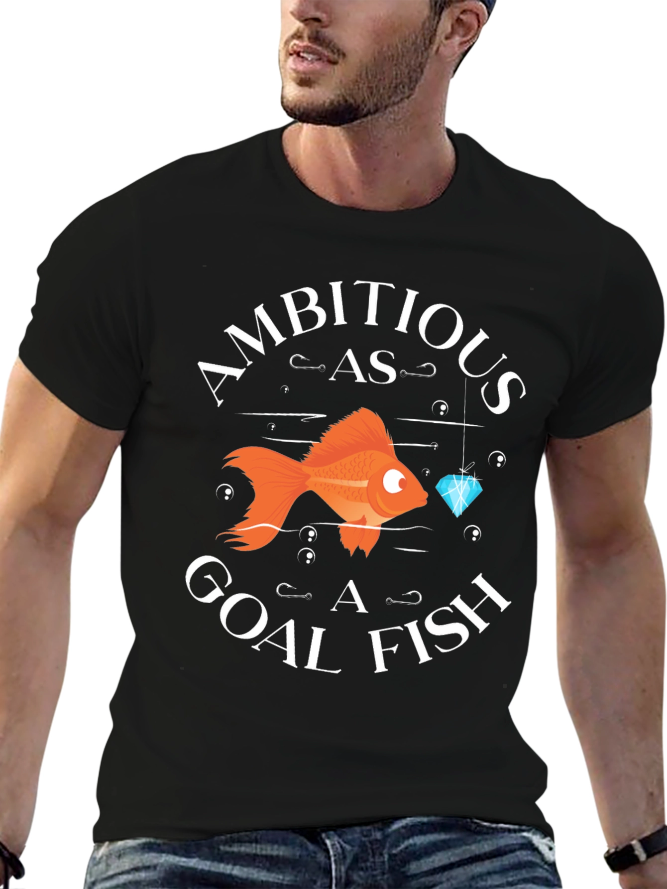 Ambitious Goldfish Graphic Tee