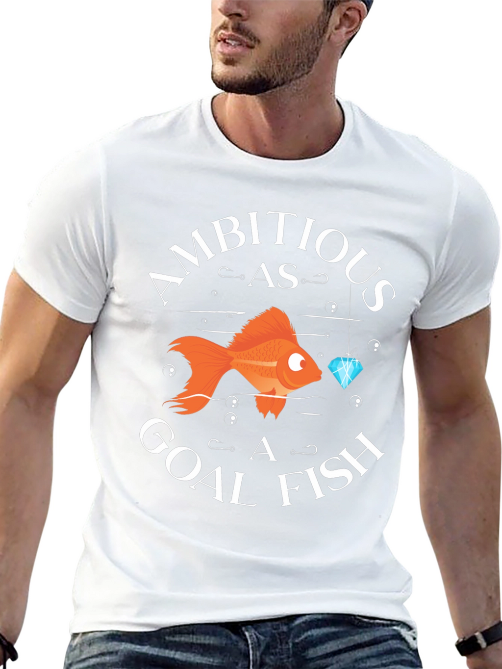 Ambitious Goldfish Graphic Tee