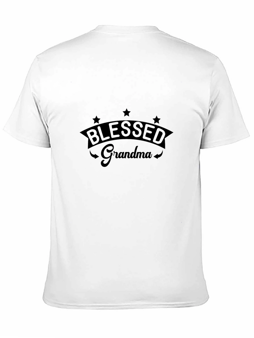 Blessed Grandma Black T-Shirt