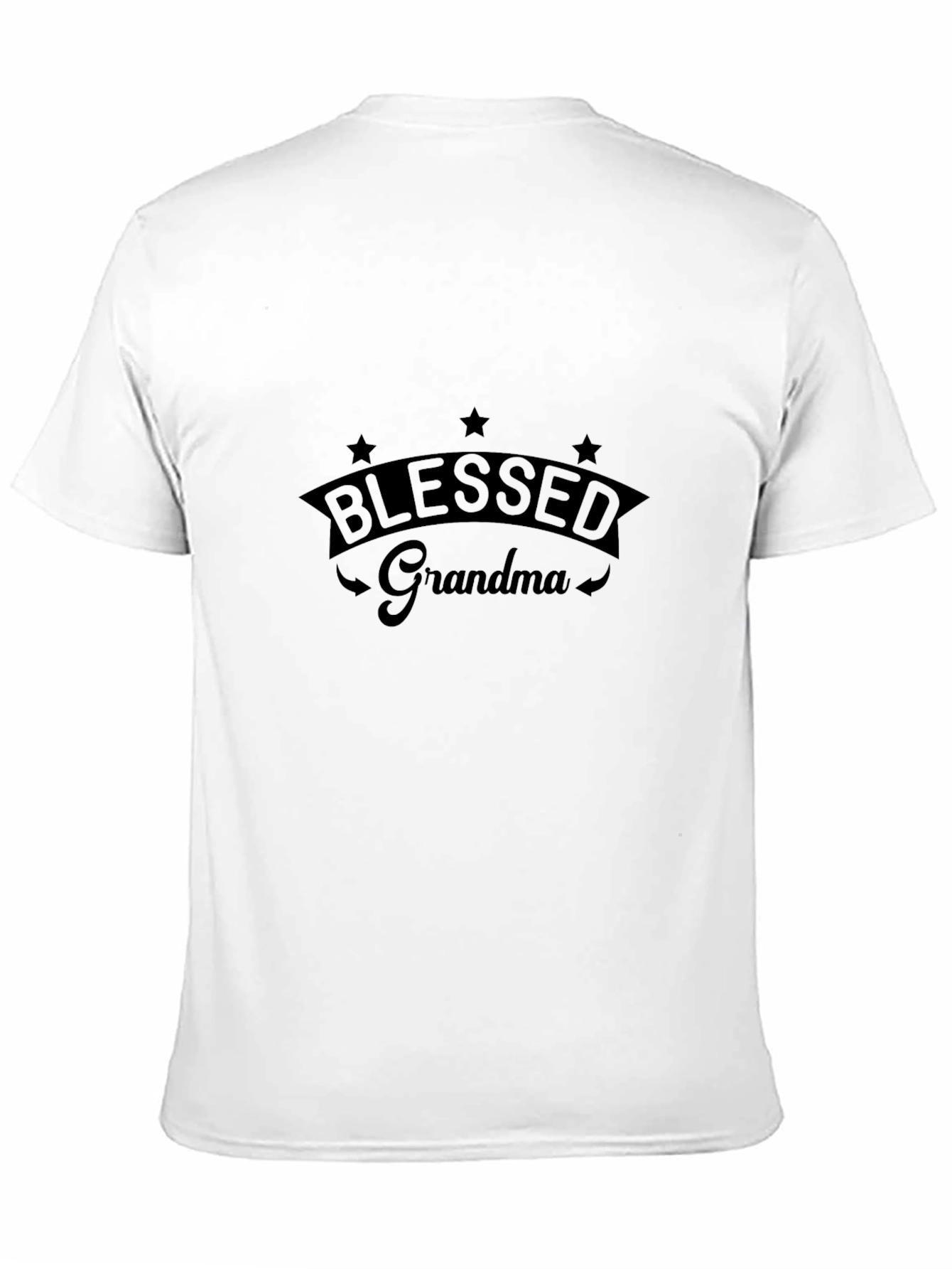Blessed Grandma Black T-Shirt