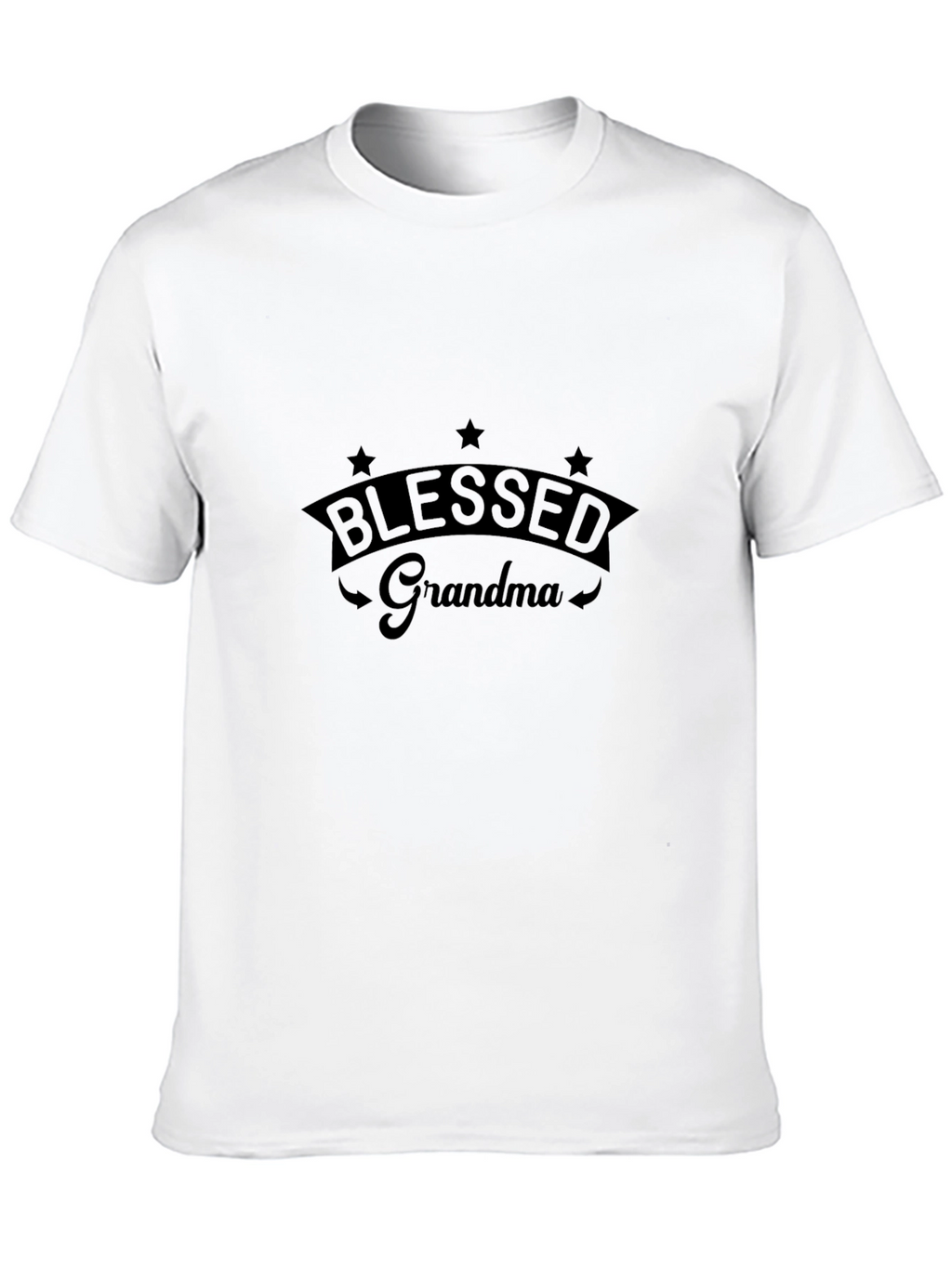 Blessed Grandma Black T-Shirt