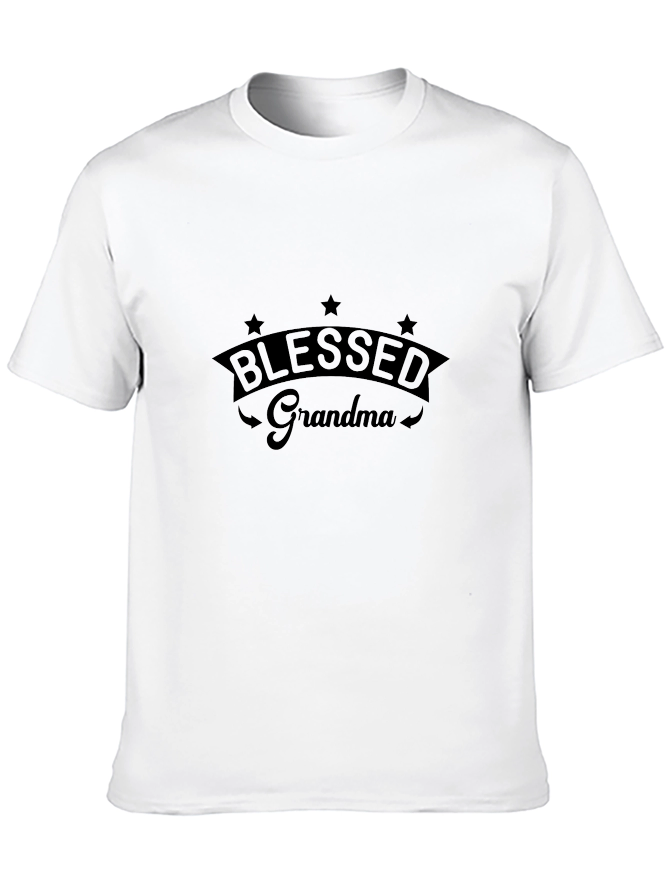 Blessed Grandma Black T-Shirt
