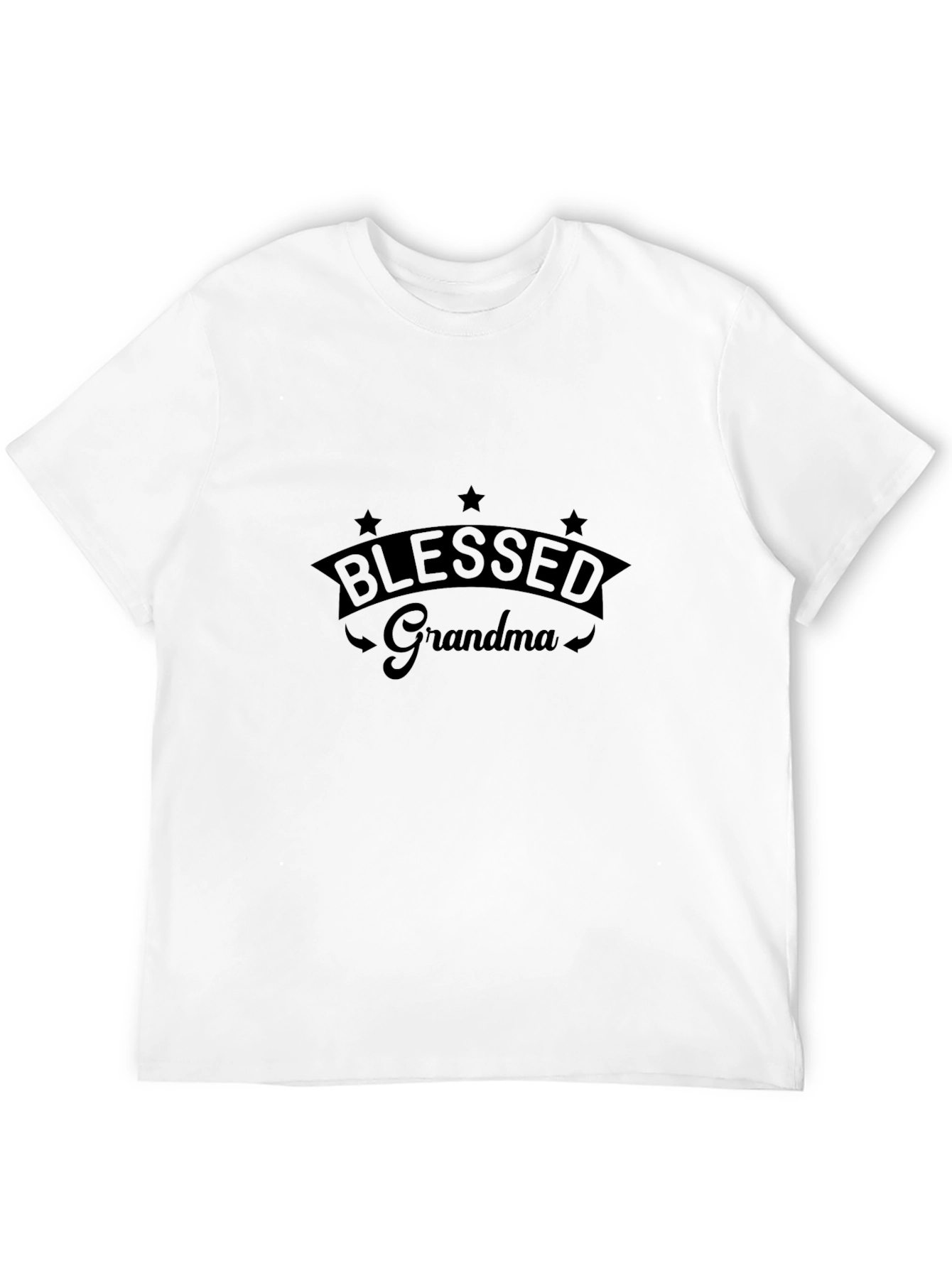 Blessed Grandma Black T-Shirt