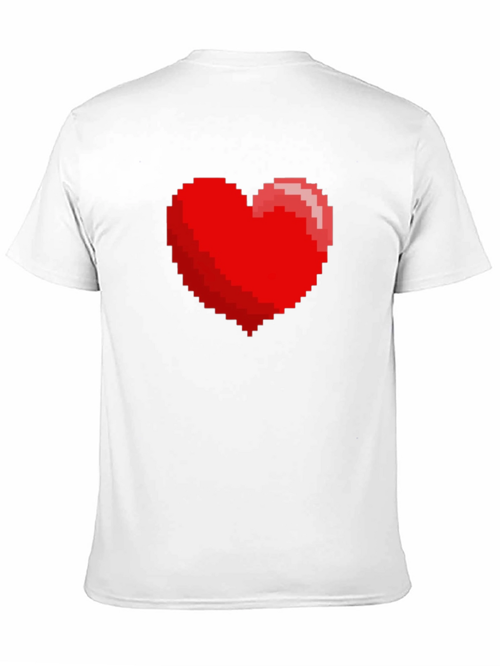 8-bit Heart Graphic Black T-Shirt - Gamer Tee