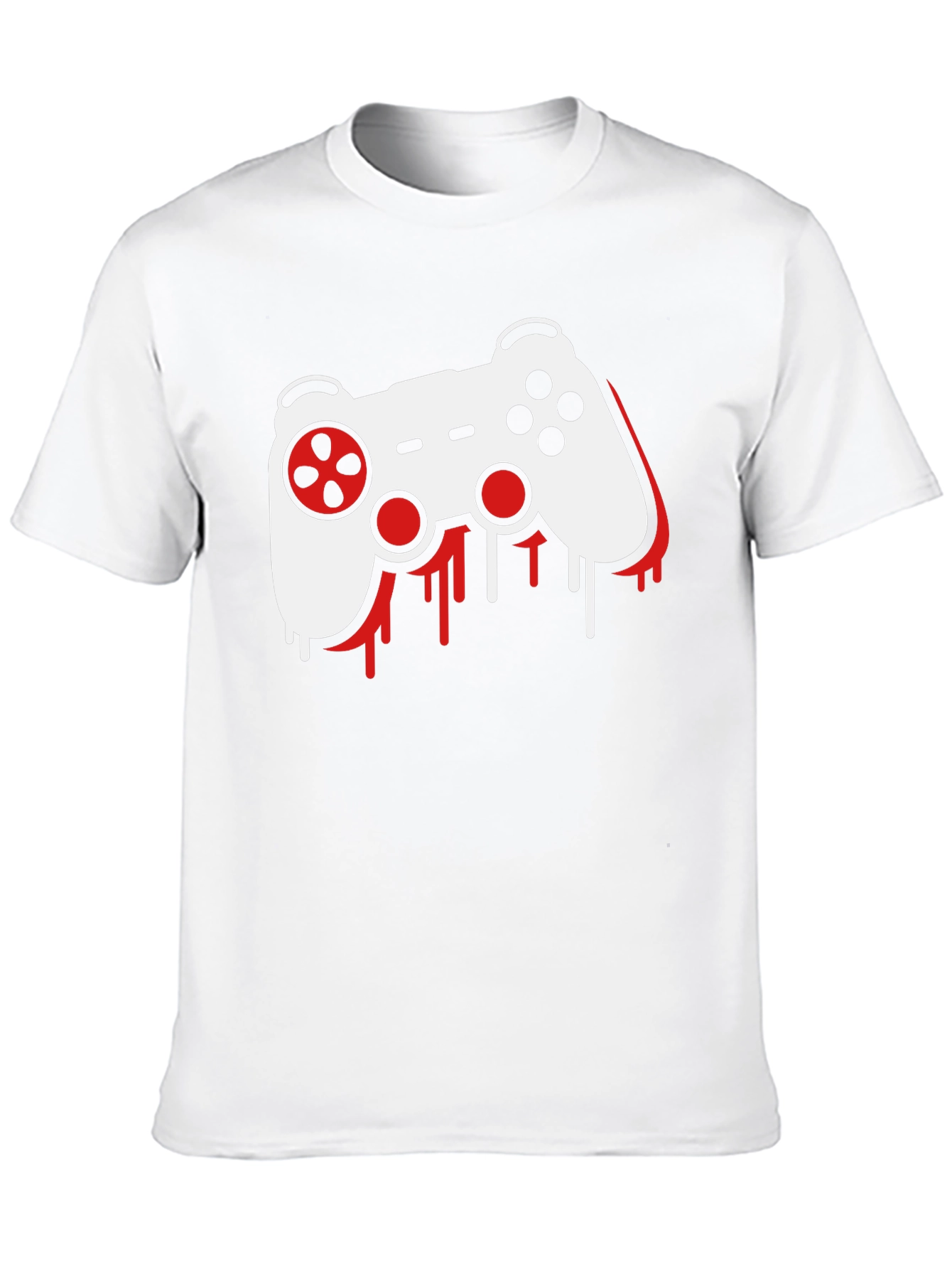 Gamer Controller Graphic T-Shirt - Black