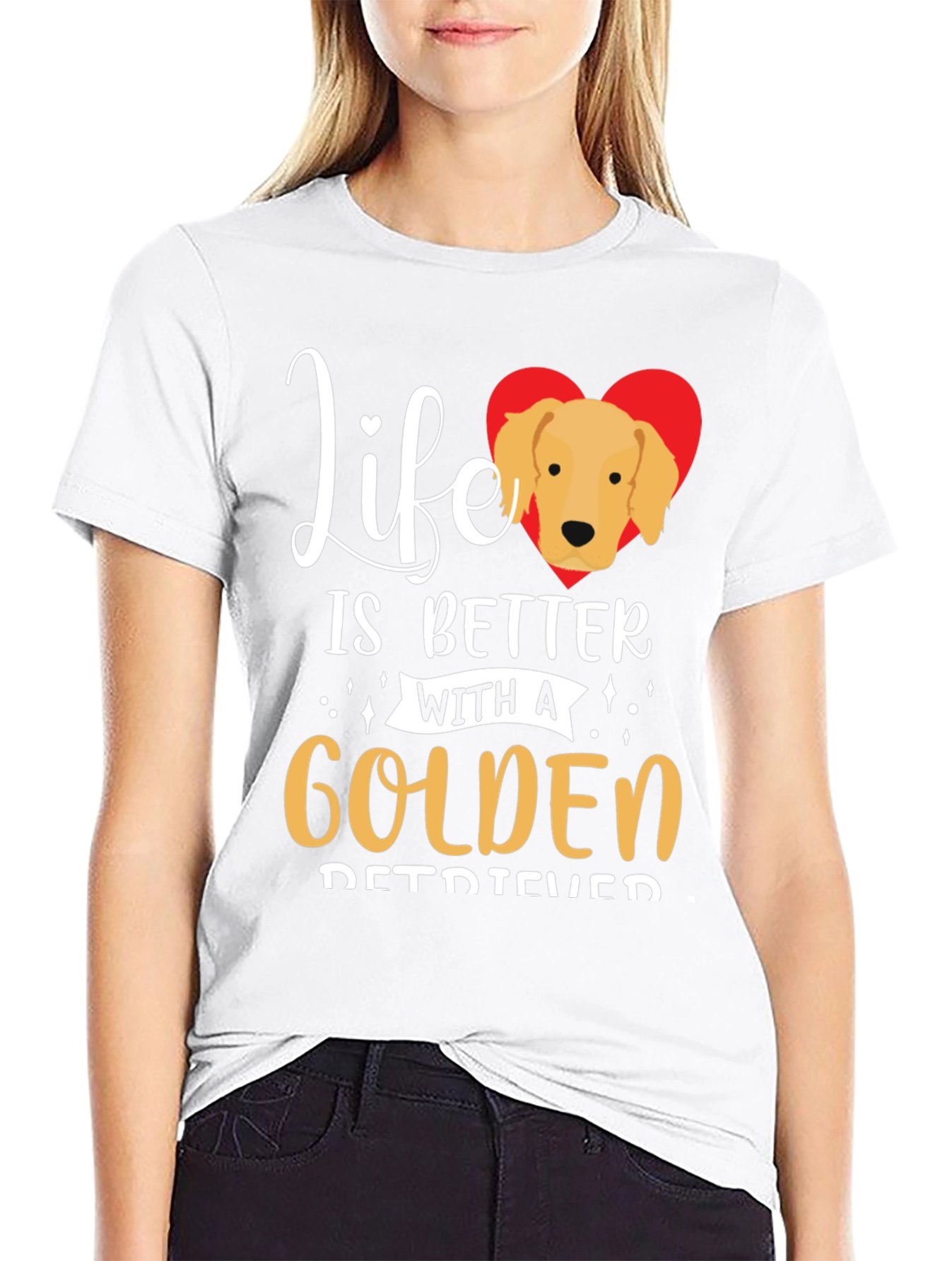 Life is Better With a Golden Retriever T-Shirt