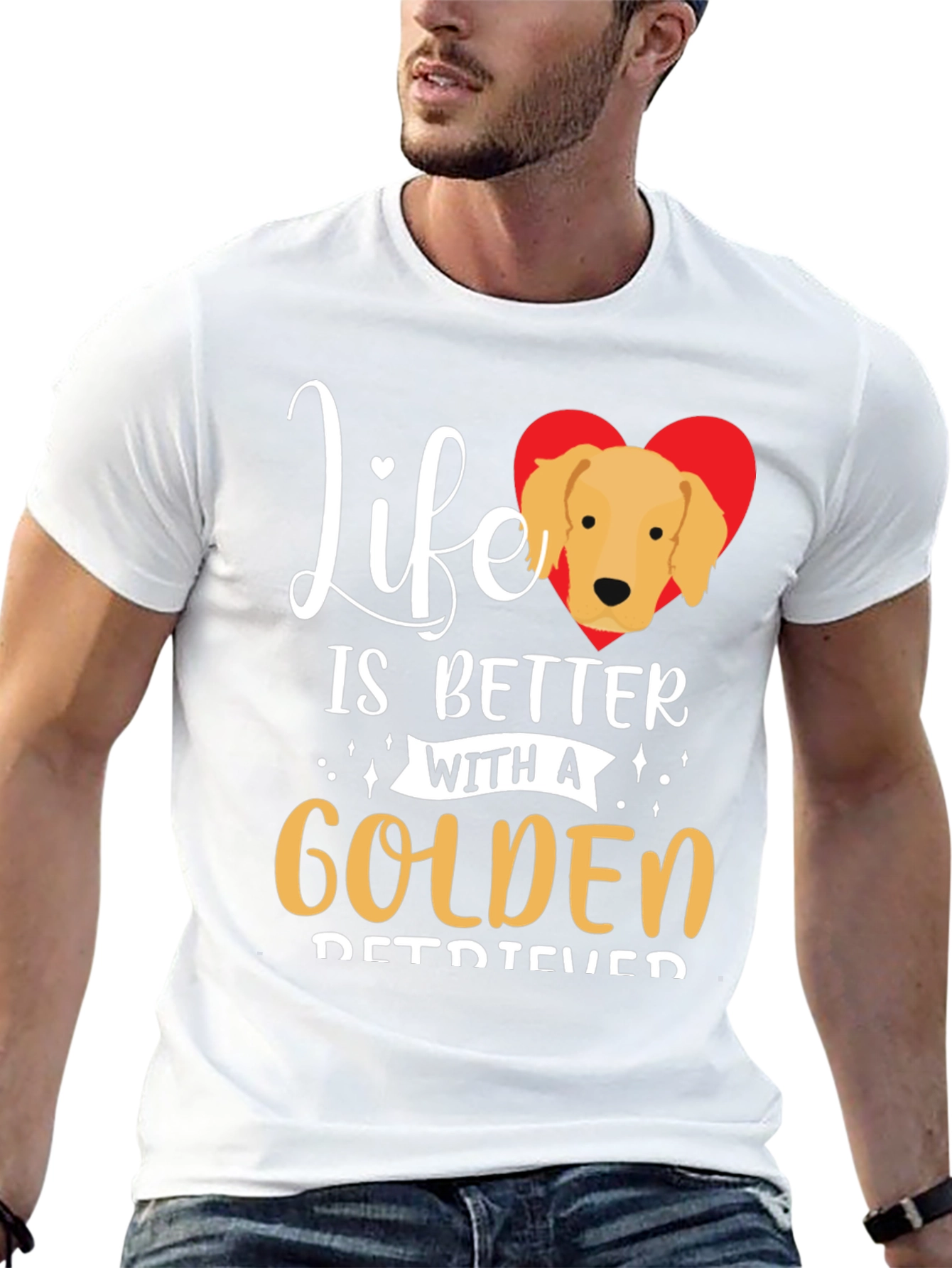 Life is Better With a Golden Retriever T-Shirt