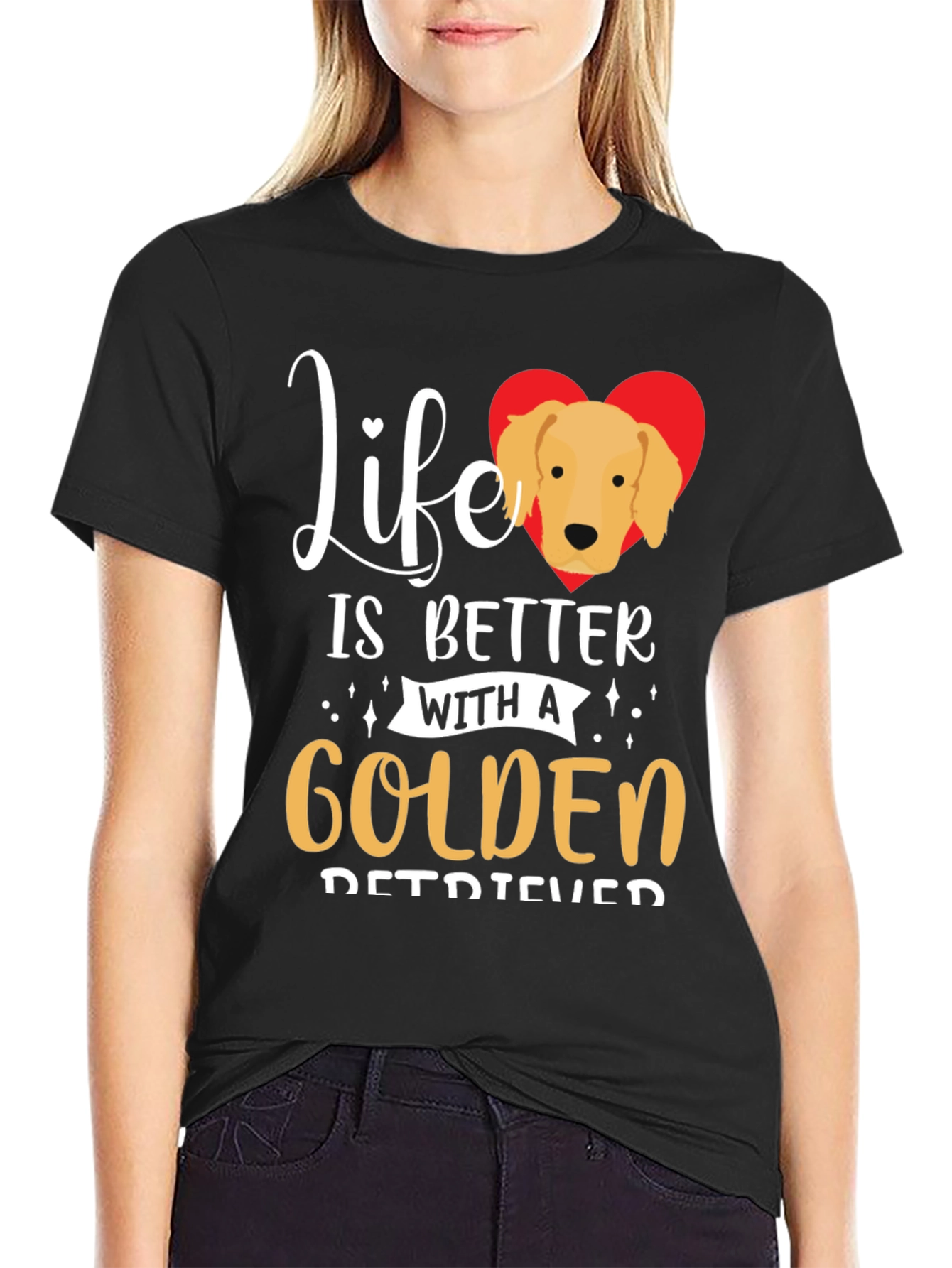 Life is Better With a Golden Retriever T-Shirt