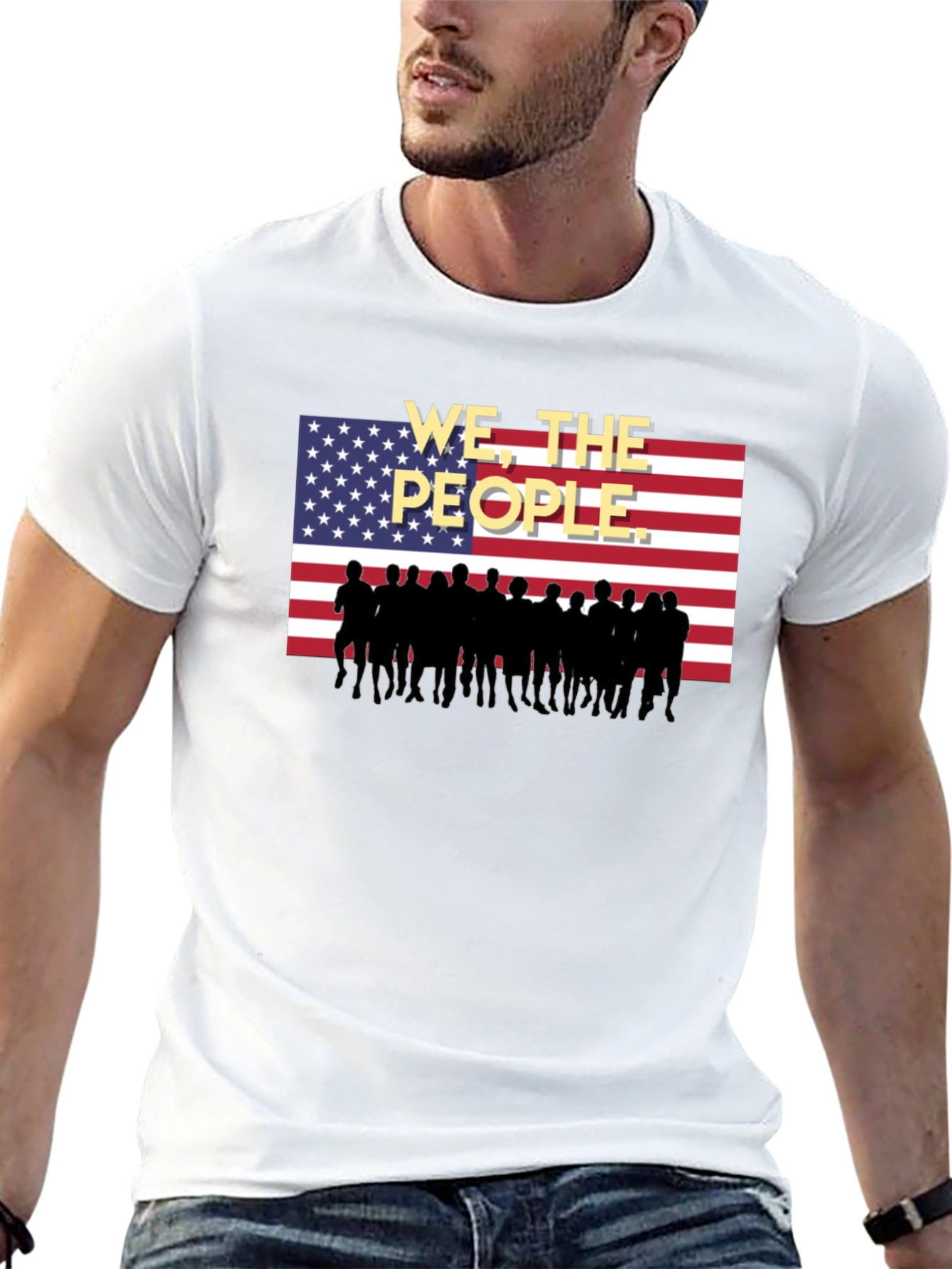 We The People Graphic T-Shirt