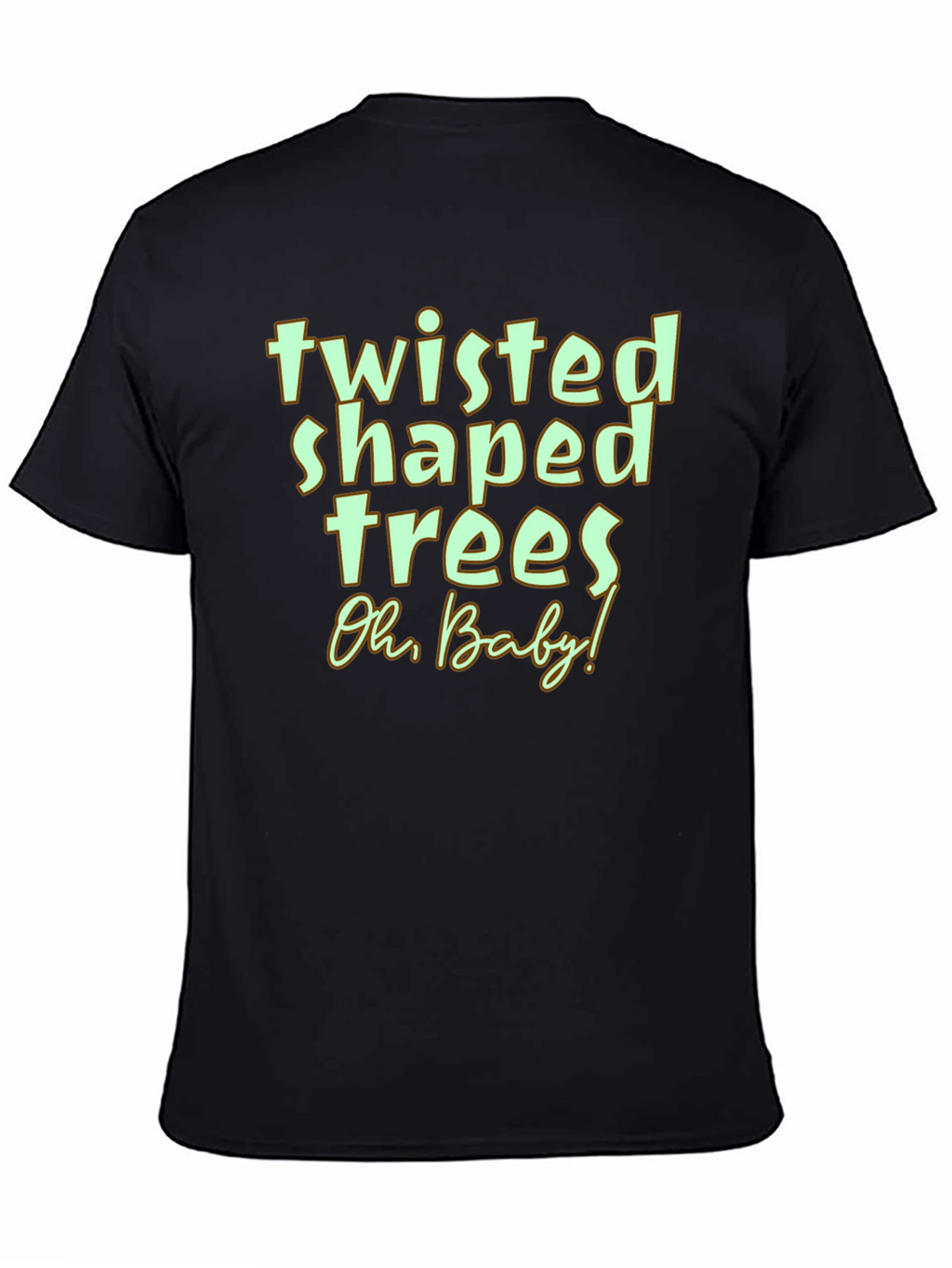 Twisted Shaped Trees Graphic Tee